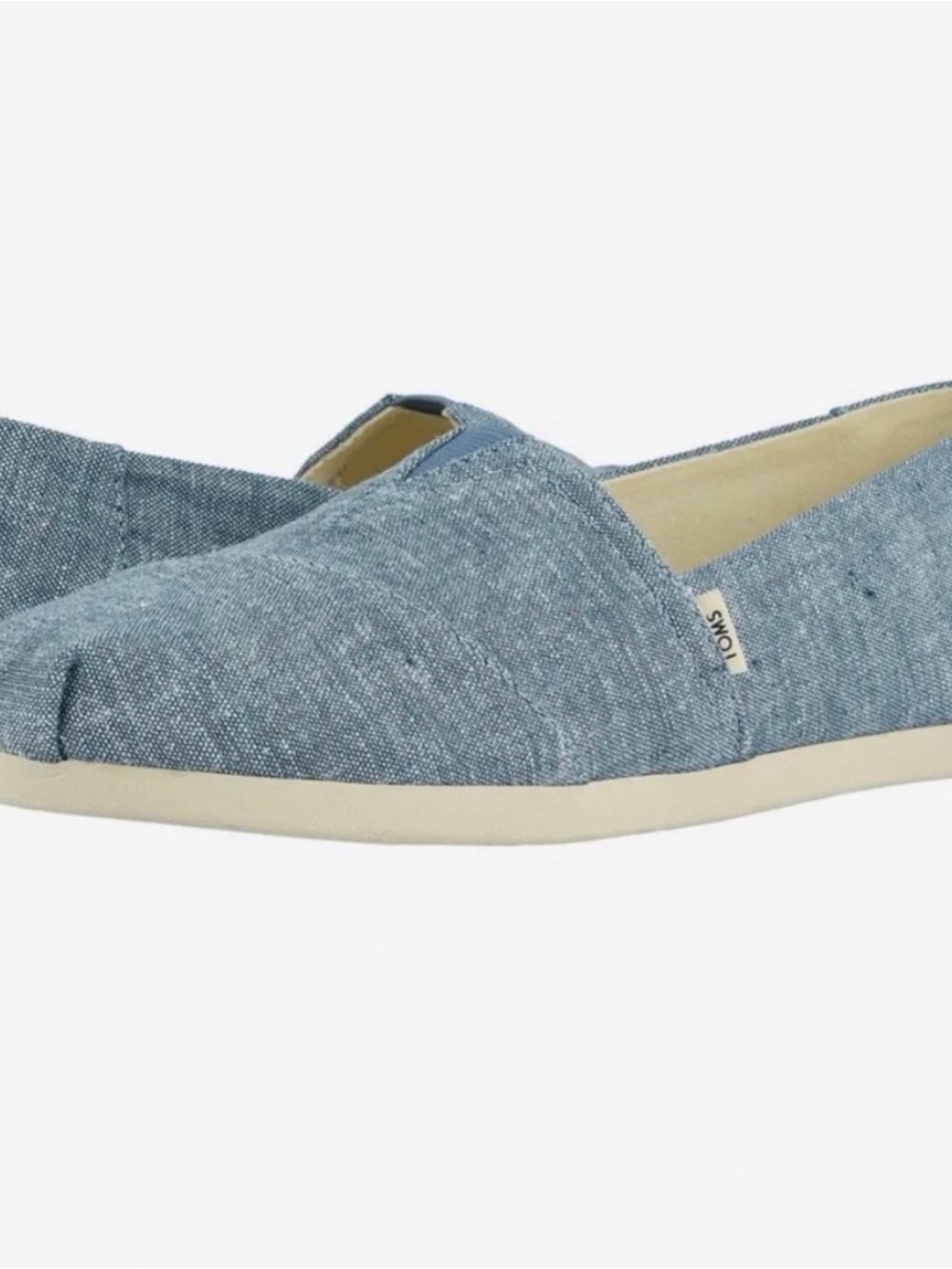 Toms Women’s Slip-On Flats in Heathered Blue